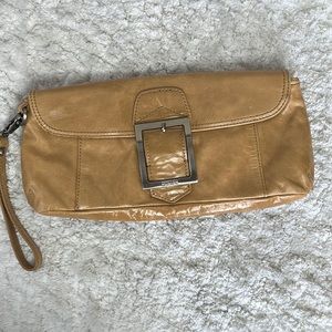 Kenneth Cole Reaction Leather Clutch Wristlet